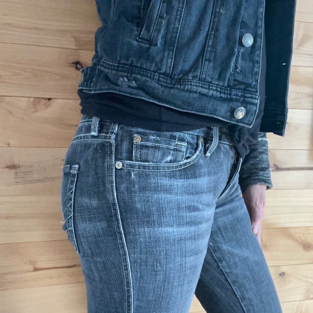 7 for all mankind A pocket faded black wash